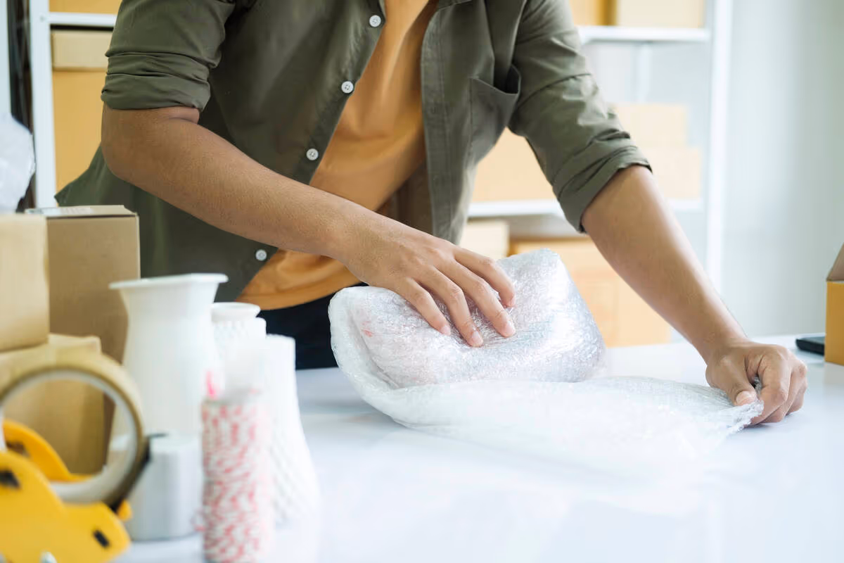 bubble wrap packing